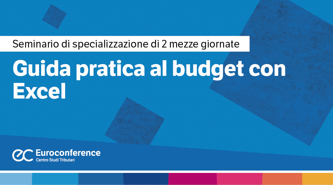 Immagine Guida pratica al budget con excel | Euroconference